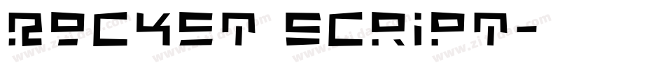 Rocket Script字体转换